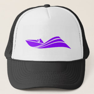 Violet Lila Speed Boat Truckerkeps