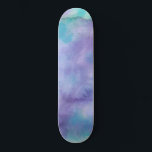 Violet Lila Teal Grönt Abstrakt Vattenfärg Mini Skateboard Bräda 18,5 Cm<br><div class="desc">Denna moderna och konstgjorda utformning är perfekt för trendiget och snyggten kvinna. Den har handmålad violett lila och treal grönt abstrakt vattenfärgsgrafik. Den är konstnärlig, girig, söt, coola och original. Stilisera med den här vattenfärgsdesignen, handmålad av konstnären La Femme, Rachel Matheney. ***VIKTIG DESIGN-ANMÄRKNING: Om du vill ha en begäran från...</div>