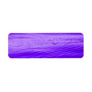 Violet Lila Vatten Returadress Etikett