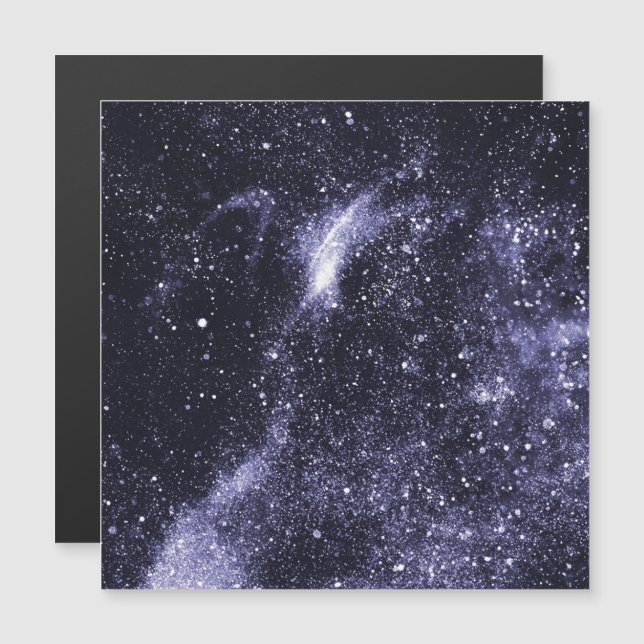 Violet lila very peri black abstrakt galaxy (Fram/baksida)
