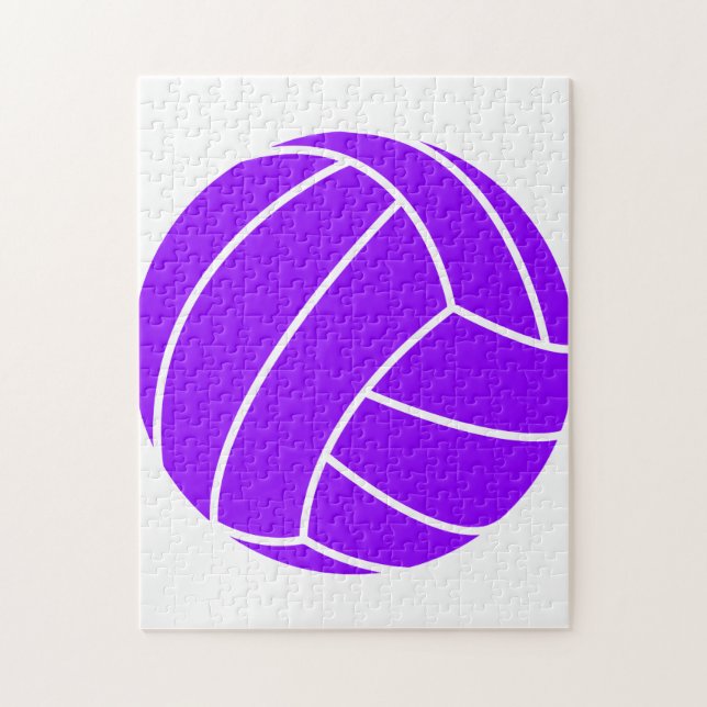 Violet Lila Volleyball Pussel (Vertikal)