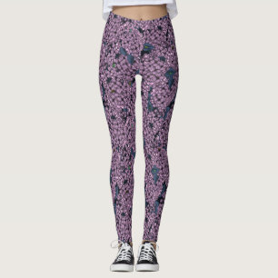 Violet Lilac-trädgård Leggings