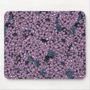 Violet Lilac-trädgård Musmatta