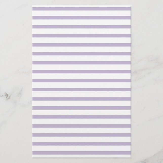 Violet Lined Papper Rand for Notes Stationery (Framsida)