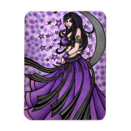 Violet Måne Belly Dancer Magnet