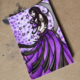 Violet Måne Goddess Belly Dancer Poster