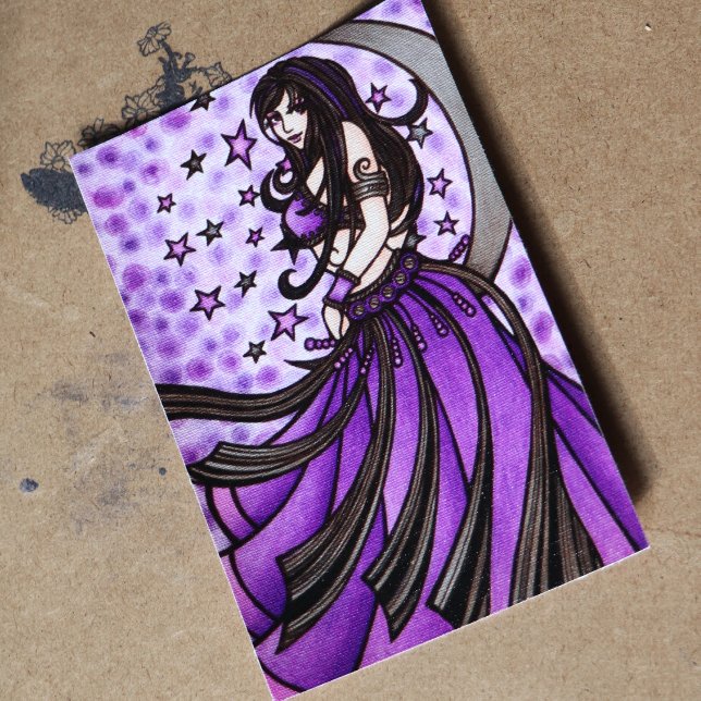 Violet Måne Goddess Belly Dancer Poster (Skapare uppladdad)