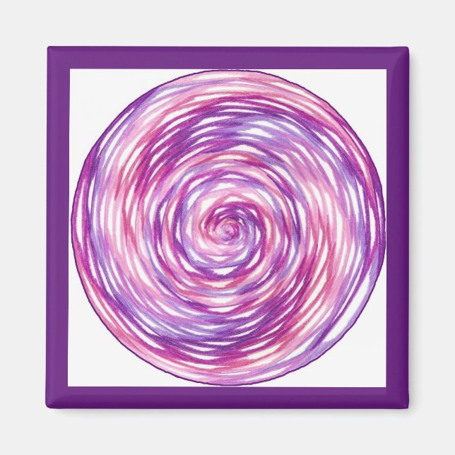 Violet Meditation Magnet (Framsidan)