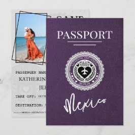 Violet Mexico Passport Spara datum Datumet