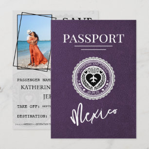 Violet Mexico Passport Spara datum Datumet