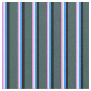 Violet, Mint Cream, Blue, Black & Mörk Grått Tyg