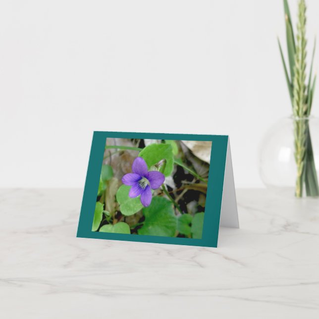 Violet Note Card Helgkort (Framsida)