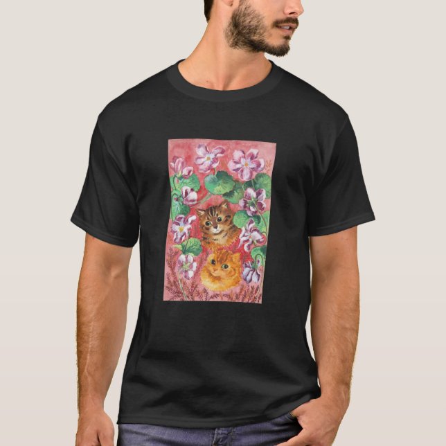 Violet och Cats, Louis Wain Tee Shirt (Framsida)