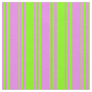 Violet och Chartreuse Rand/Linjer Mönster Tyg