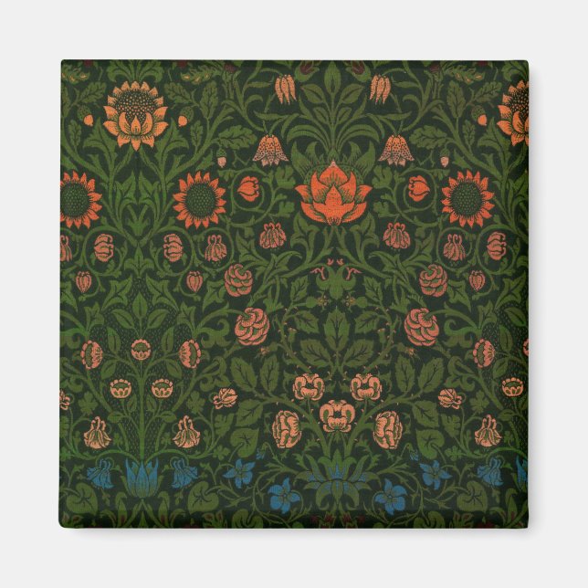 Violet och Columbine (av William Morris) Magnet (Framsidan)