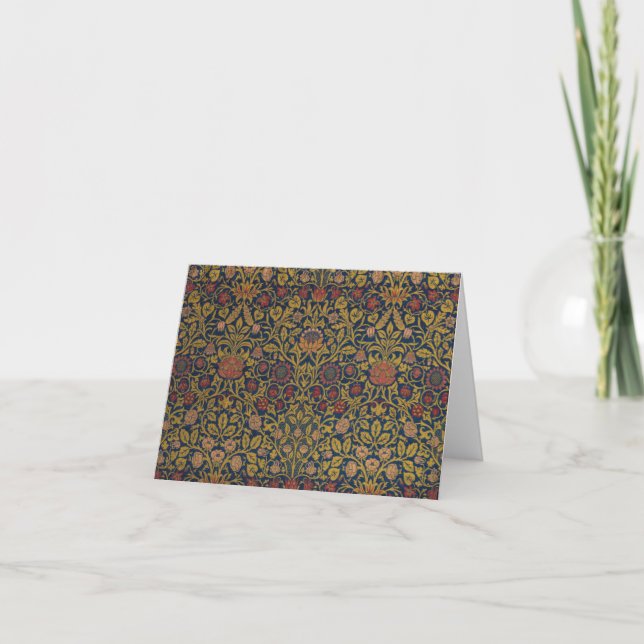 Violet och Columbine av William Morris Tack Kort (Framsida)