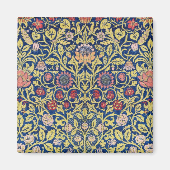 Violet och Columbine, William Morris Magnet (Framsidan)