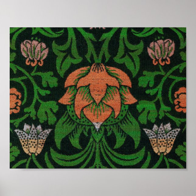 Violet och Columbine, William Morris Poster (Framsidan)