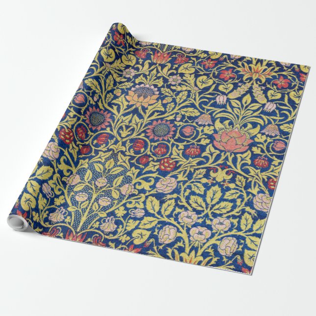 Violet och Columbine, William Morris Presentpapper (Utrullad)
