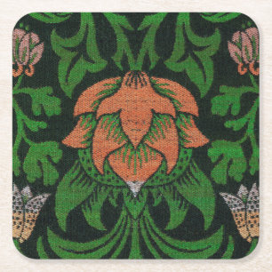 Violet och Columbine, William Morris Underlägg Papper Kvadrat