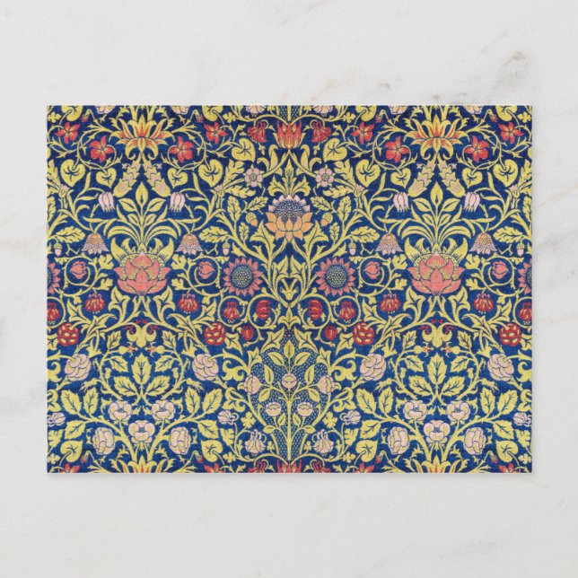 Violet och Columbine, William Morris Vykort (Framsida)