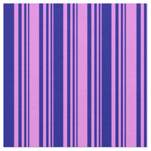 Violet och Mörk blått Rand/Linjer Mönster Tyg