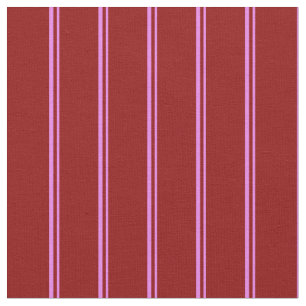 Violet och Mörk Red Färgad Stripe/LUND Mönster Tyg