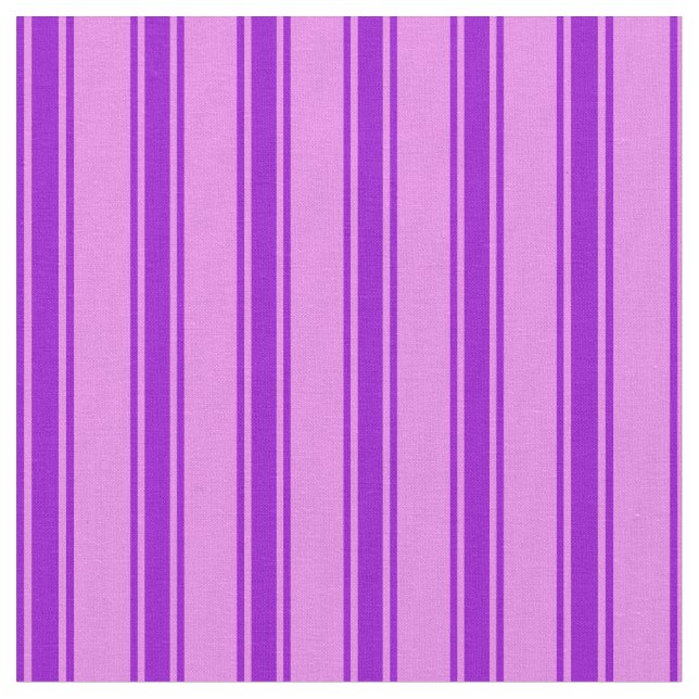 Violet och Mörk Violet Mönster Tyg (Närbild)