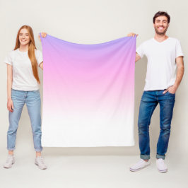 Violet och rosa-kombinationsdesign fleecefilt