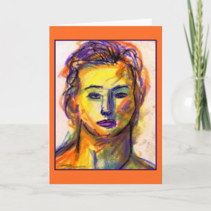 Violet Öga Greeting Card Kort