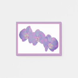 Violet Orchids Post-it Block