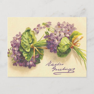 Violet Påsk vykort