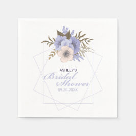 Violet Peach Pastel Geometric Ro Anpassningsbar Pappersservett