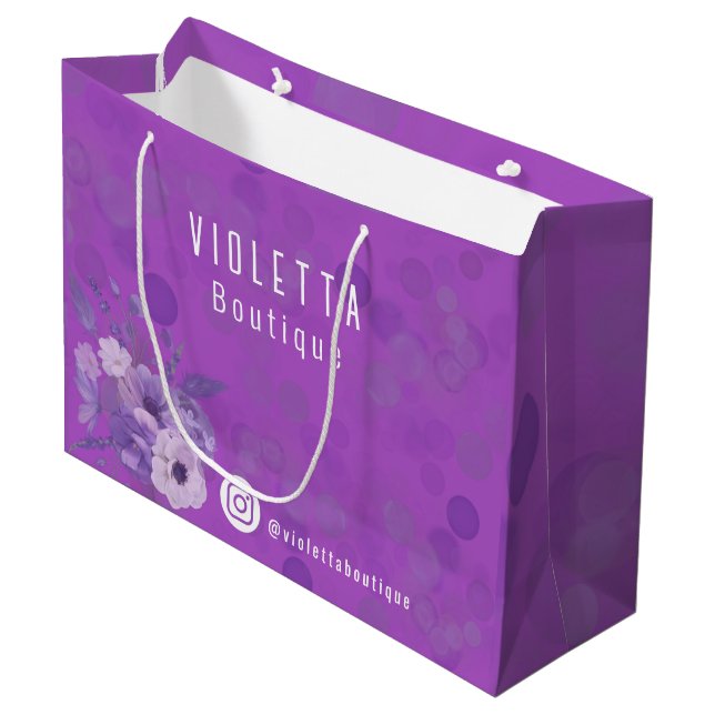Violet Personlig Business-kampanj (Framsidan Vinklad)