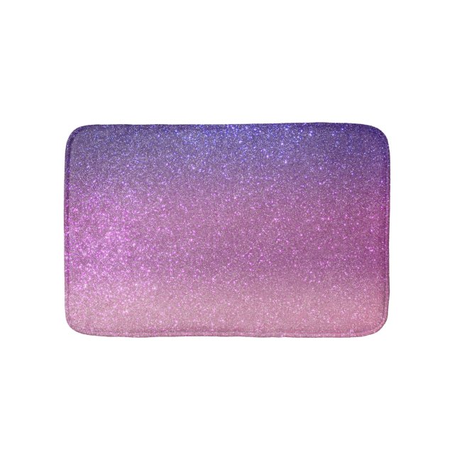 Violet Princess  Rosa Triple Glitter Badrumsmatta (Framsidan)