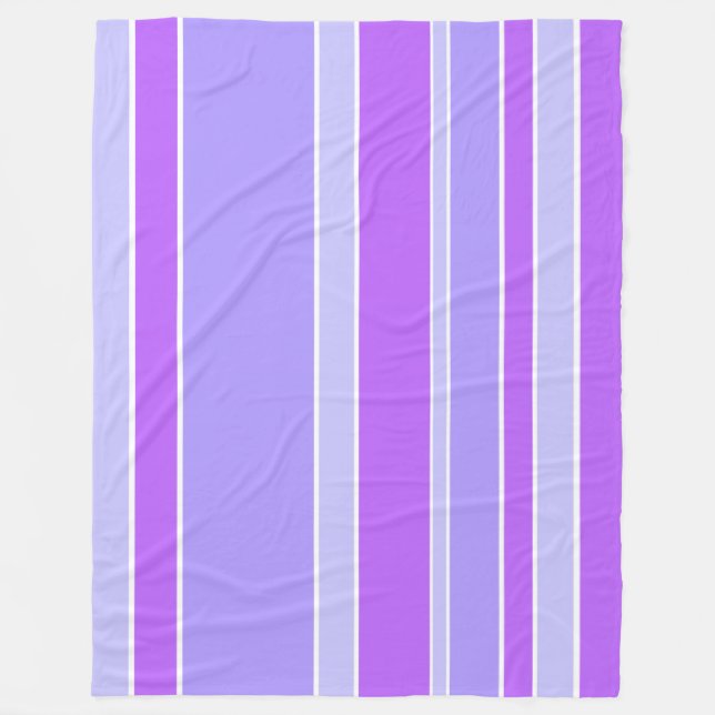 Violet rand fleecefilt (Framsidan)