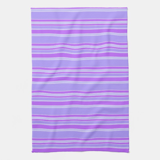 Violet rand kökshandduk (Vertikal)