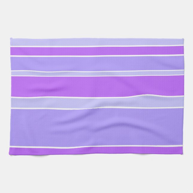 Violet rand kökshandduk (Horisontell)