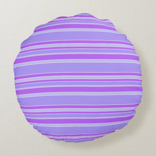 Violet rand rund kudde (Baksidan)