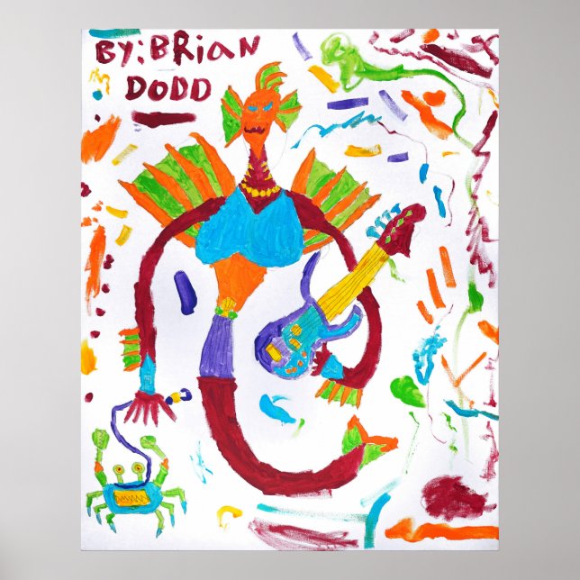 Violet Razorfin Poster (Framsidan)