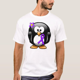 Violet Ribbon Penguin, Hodgkins lymfom T-shirt
