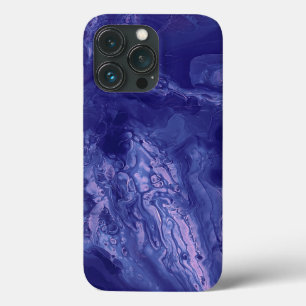 Violet Rosa Acrylic Poring Abstrakt Fluid Art
