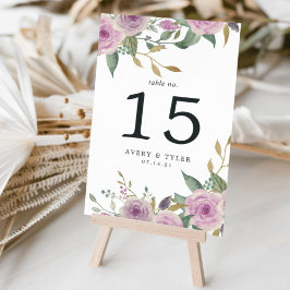 Violet & Sage Bordsnummer Card