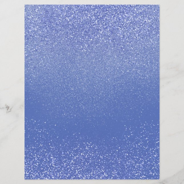 Violet Shimmer Glitter Dust Scrapbook Papper (Framsida)