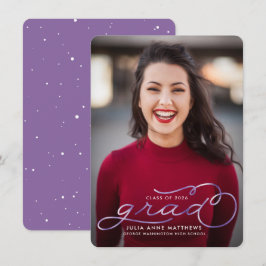 Violet Shine Photo Studenten annons Meddelande