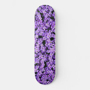 Violet Skateboard Violet Flowers Vår Lila