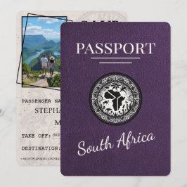 Violet South Afrika Passport Spara Datumet