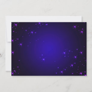 Violet Stars-inbjudan Inbjudningar