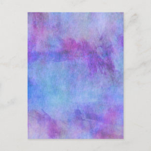 Violet Teal Lila Watercolor Background Vykort