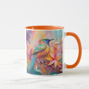 Violet Throated Songbird Fantasy Bird Mugg